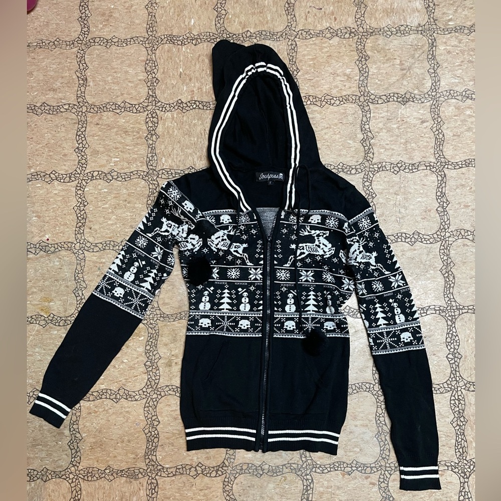 Sourpuss Christmas zip up